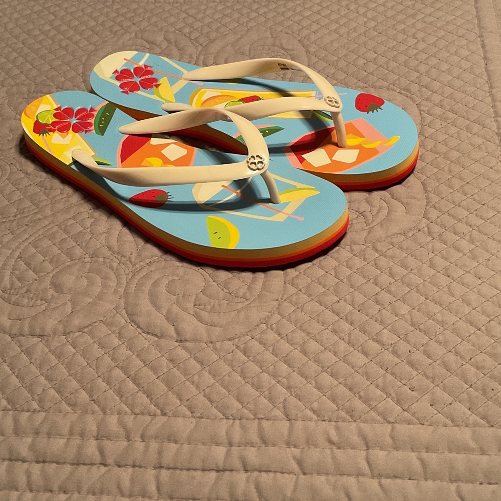 Kate Spade Rainbow Flip Flops